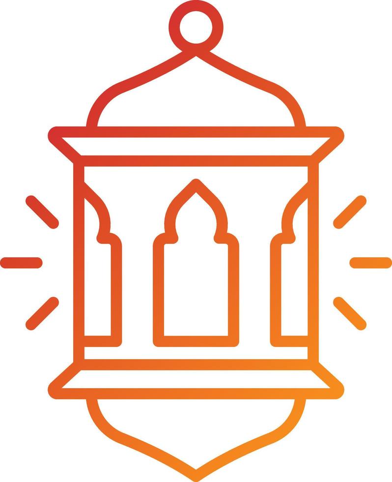 Lantern Icon Style vector