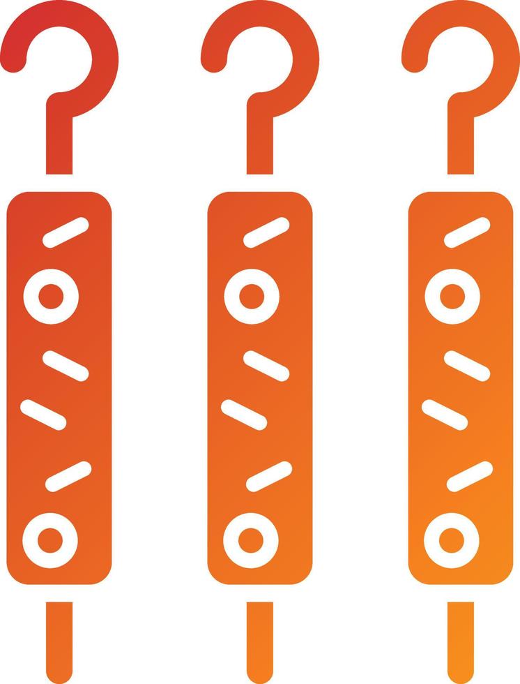 Kebab Icon Style vector
