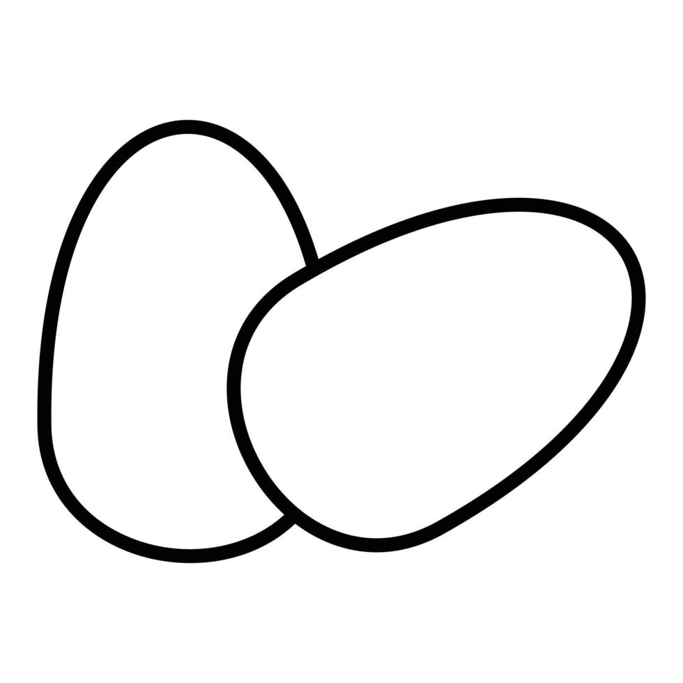 Eggs Icon Style vector