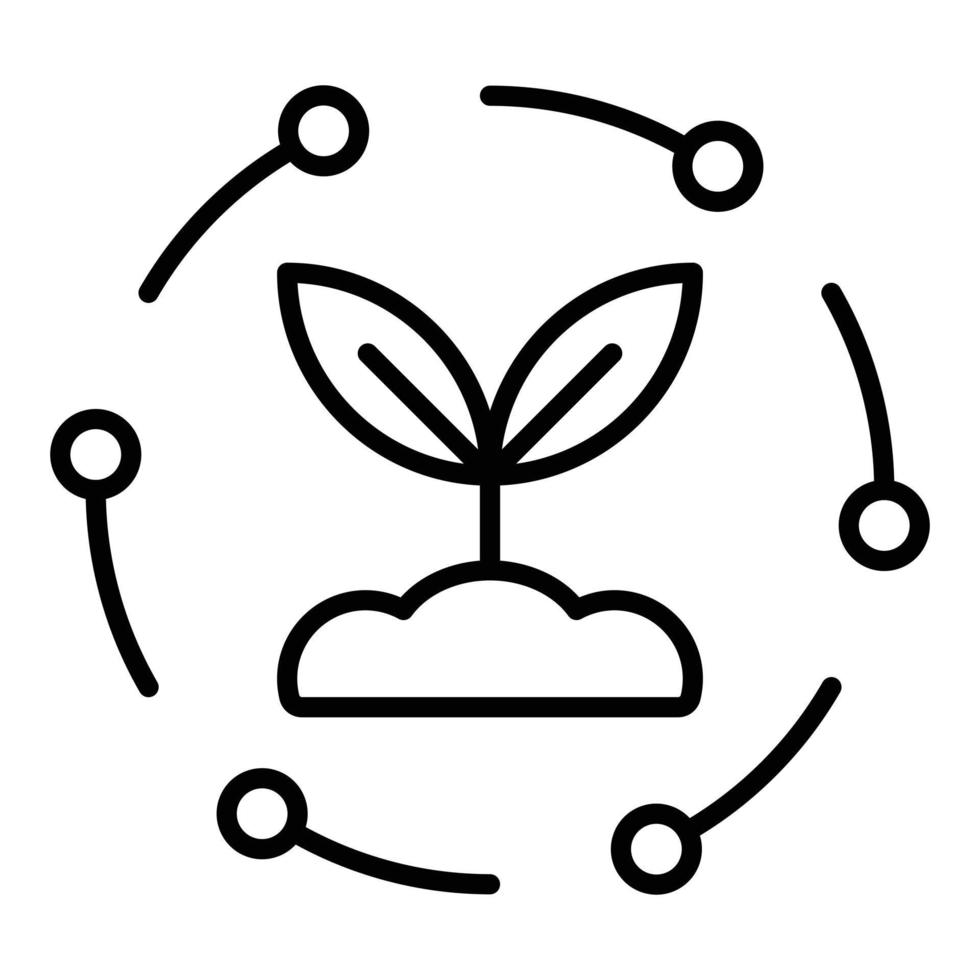 Agronomy Icon Style vector