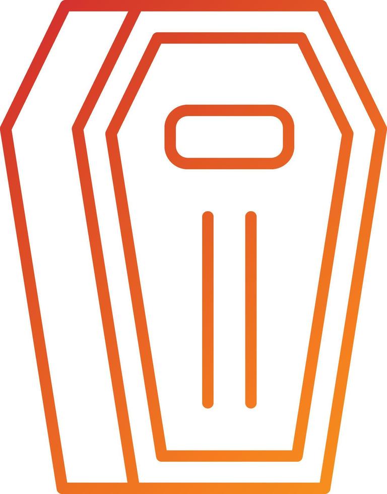 Coffin Icon Style vector