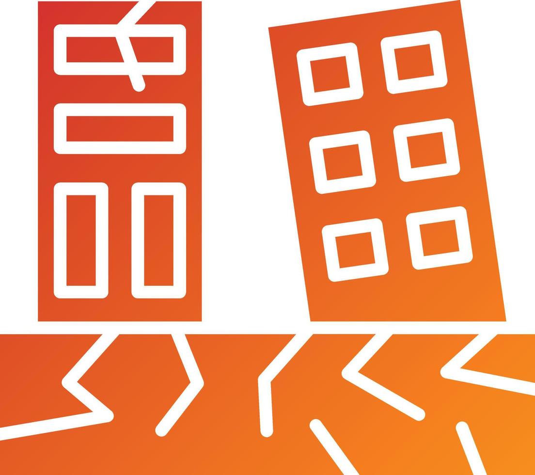 Earthquake Icon Style vector