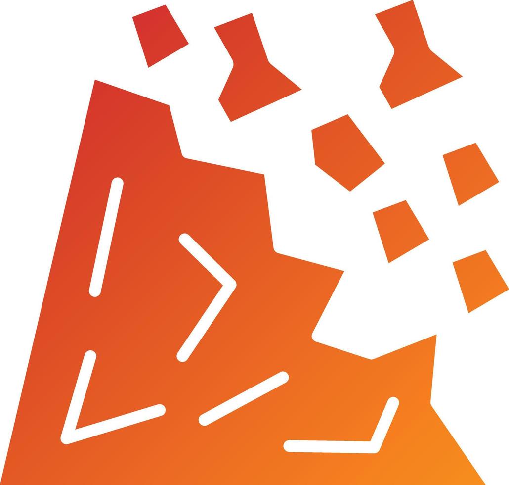 Landslide Icon Style vector