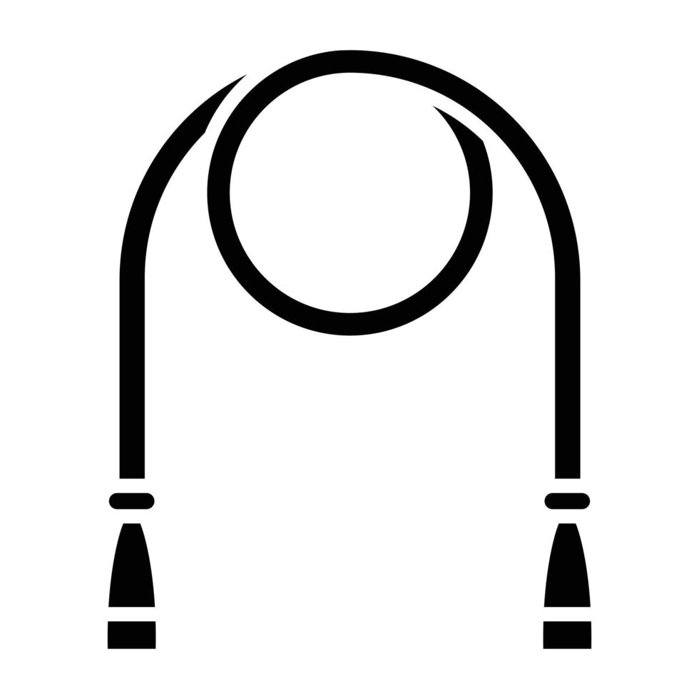 Skipping Rope Icon Style vector