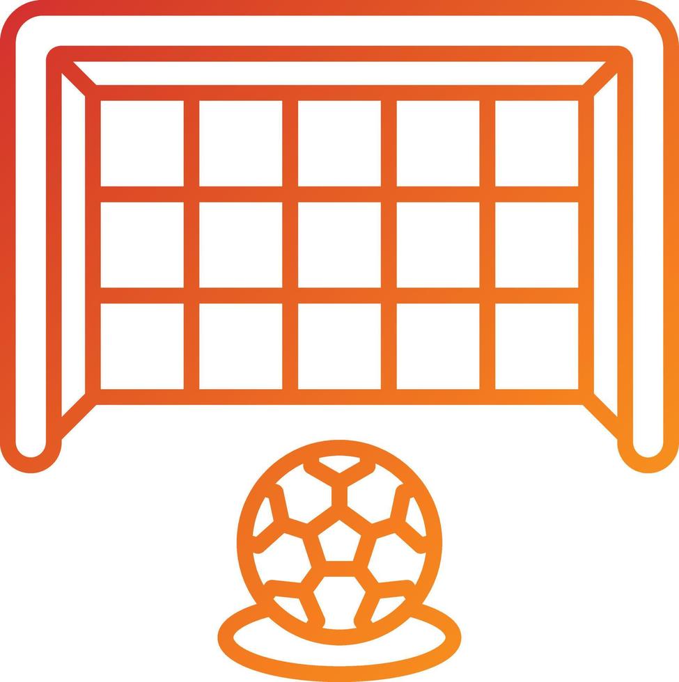 Soccer Free Kick Icon Style vector