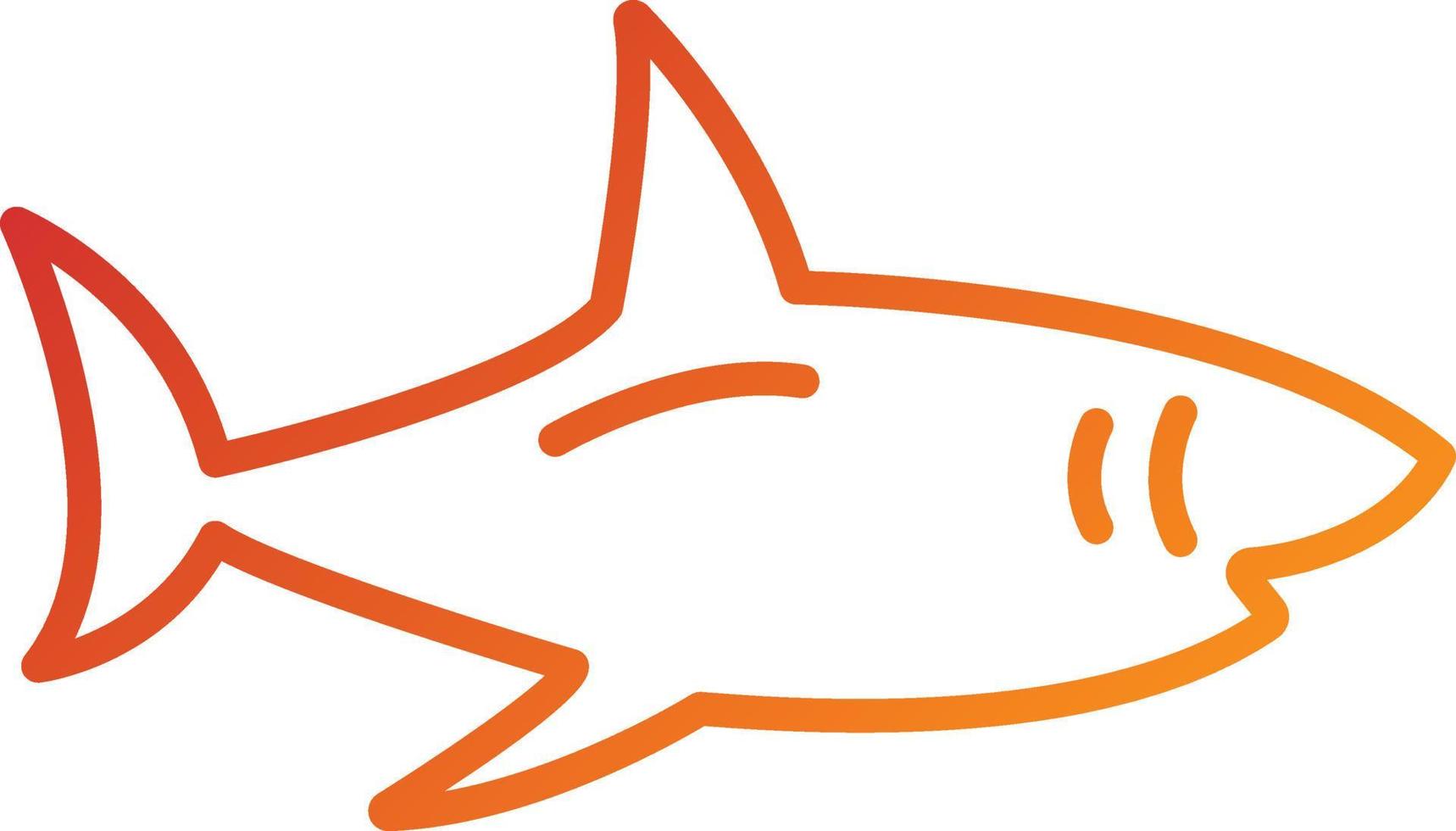 Shark Icon Style vector