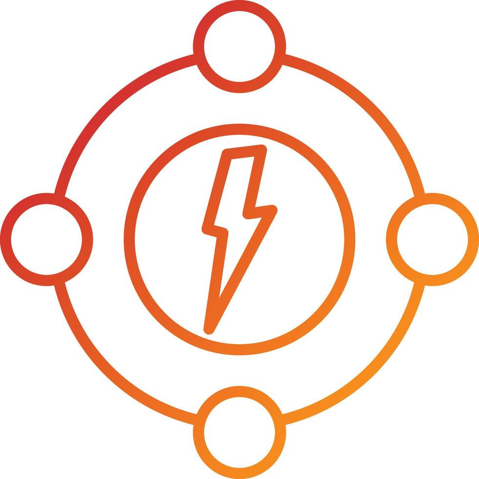 Energy Policy Icon Style vector