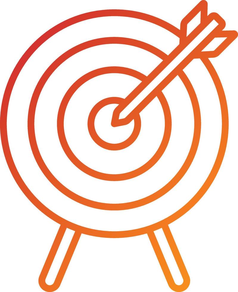 Dartboard Icon Style vector