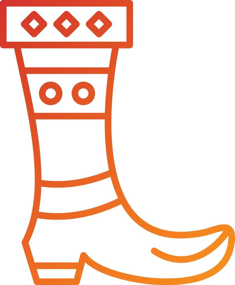 Wild Boots Icon Style vector