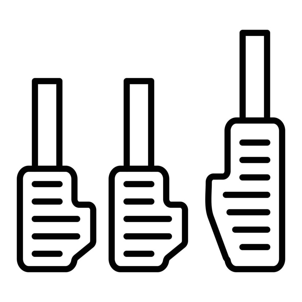 Pedals Icon Style vector