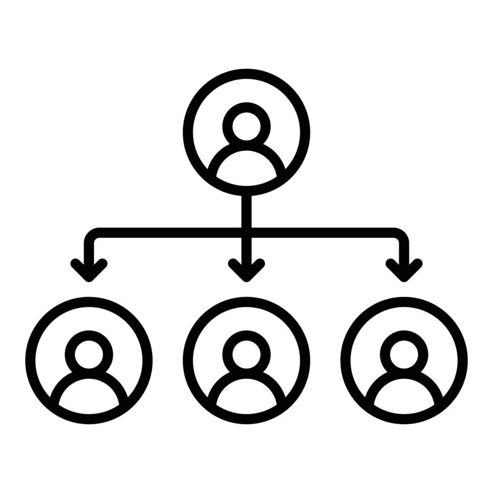 Delegate Icon Style vector