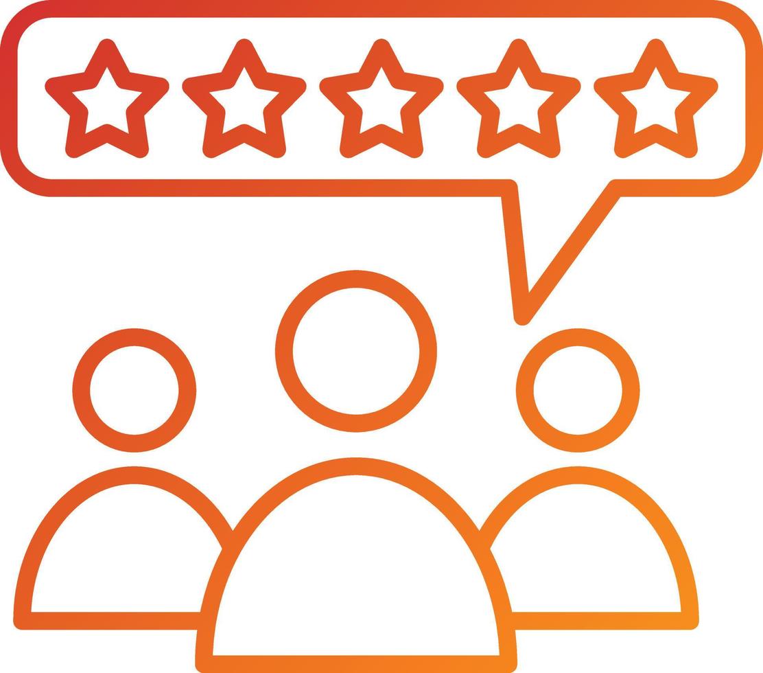 Customer Reviews Icon Style vector