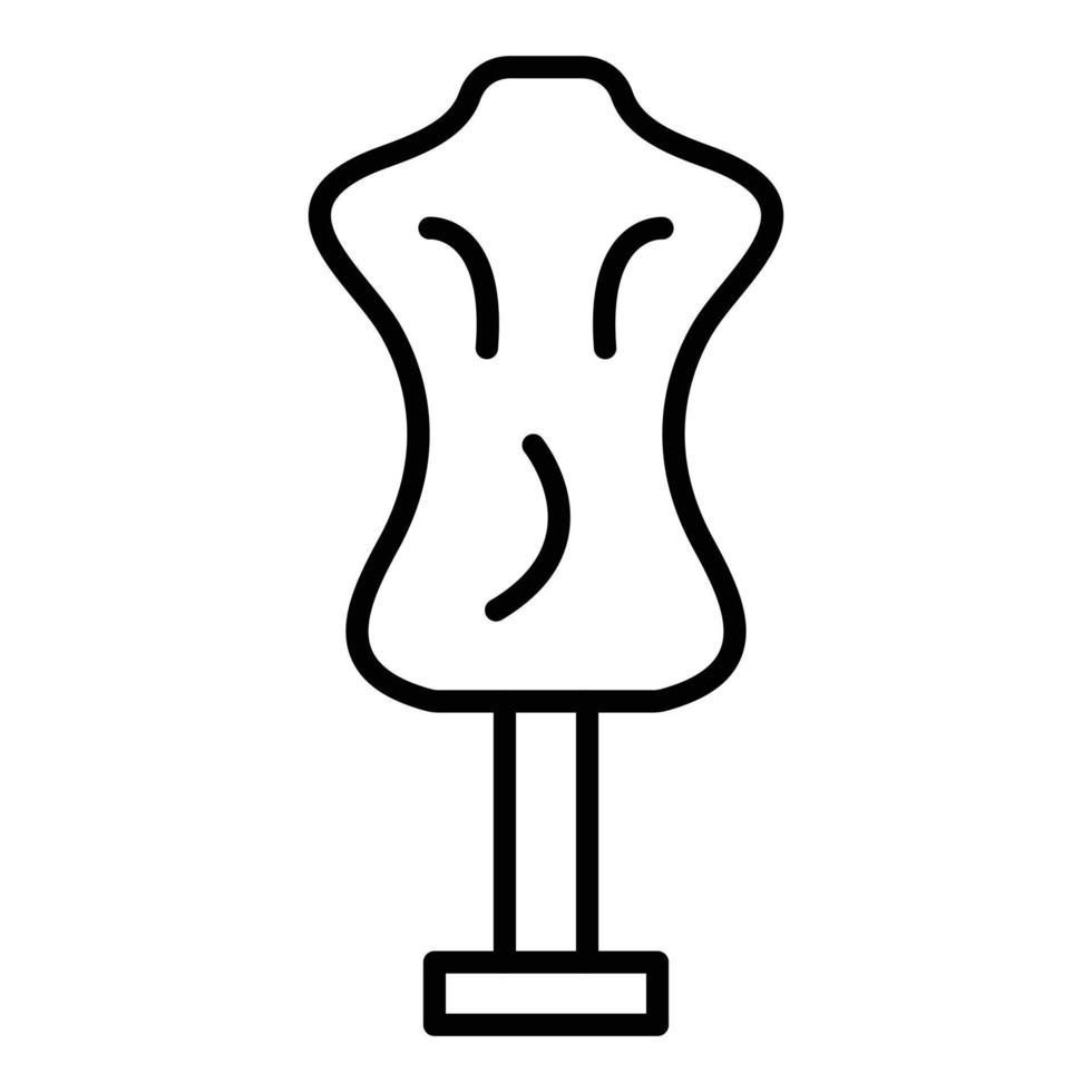 Mannequin Icon Style vector