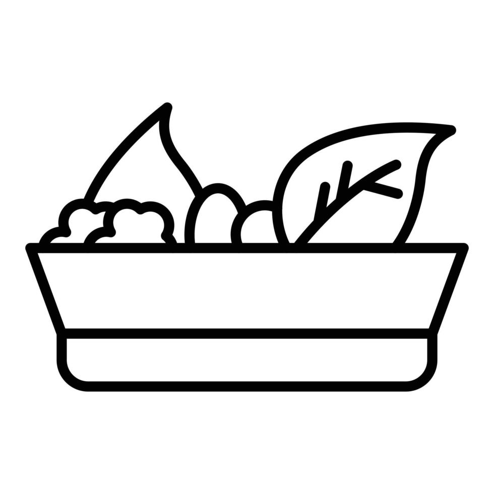 Salad Icon Style vector