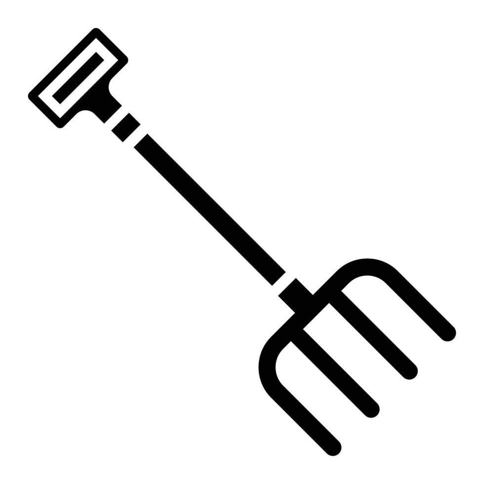 Farm Fork Icon Style vector