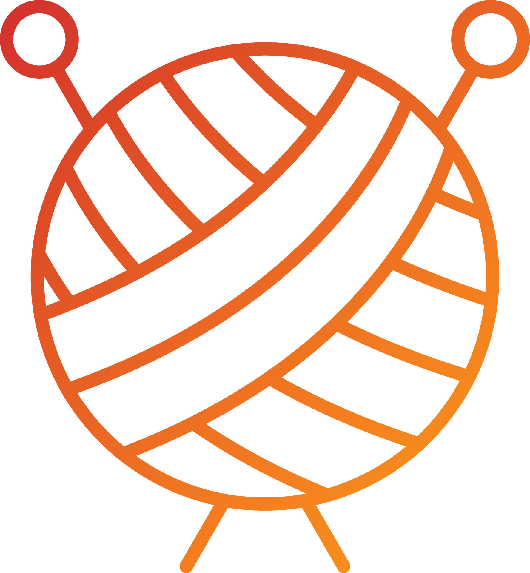 Knitting Icon Style 8328475 Vector Art at Vecteezy