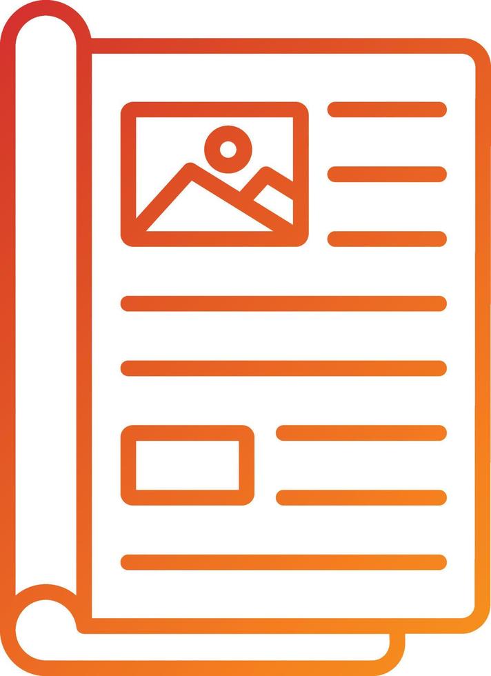 Magazines Icon Style vector