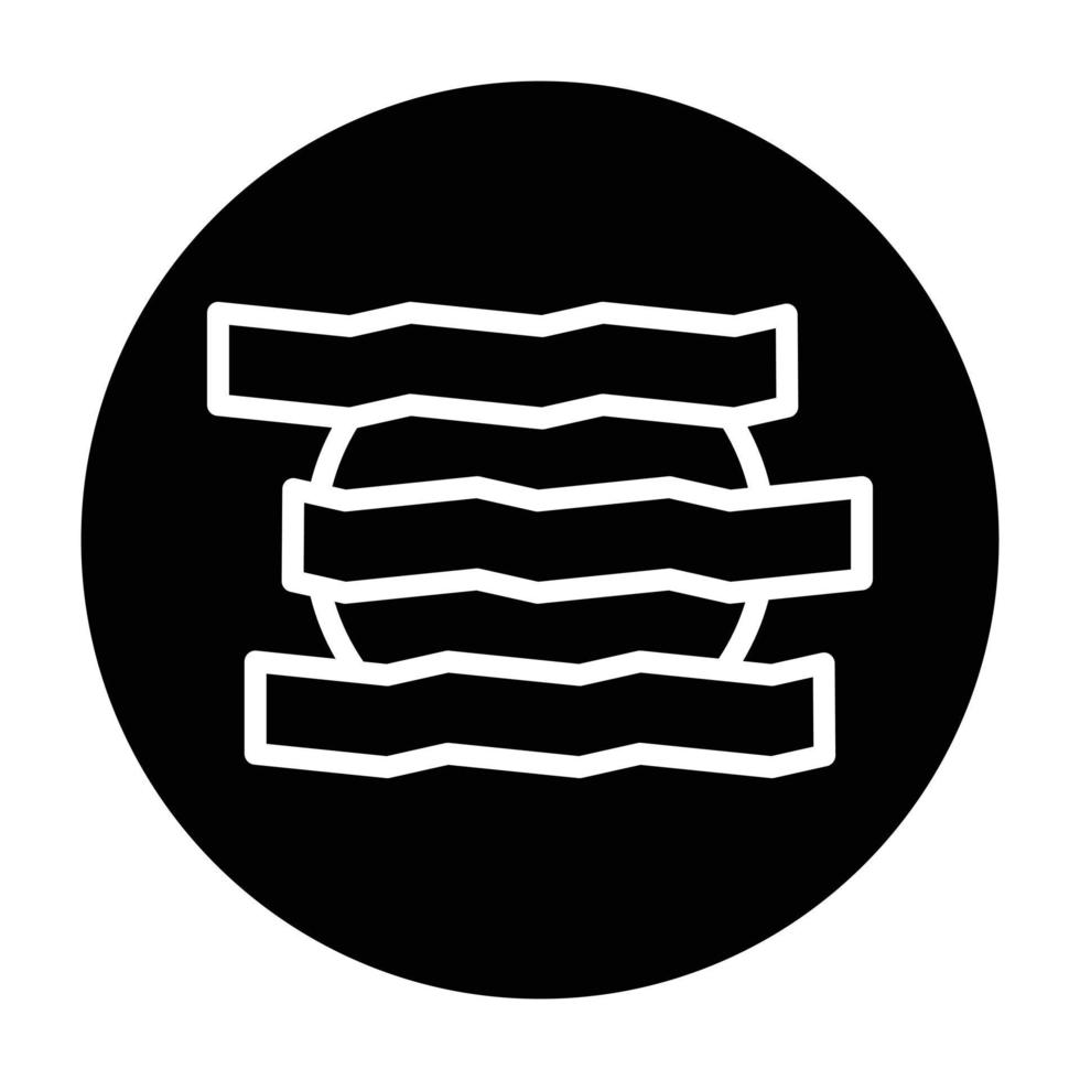 Bacon Icon Style vector