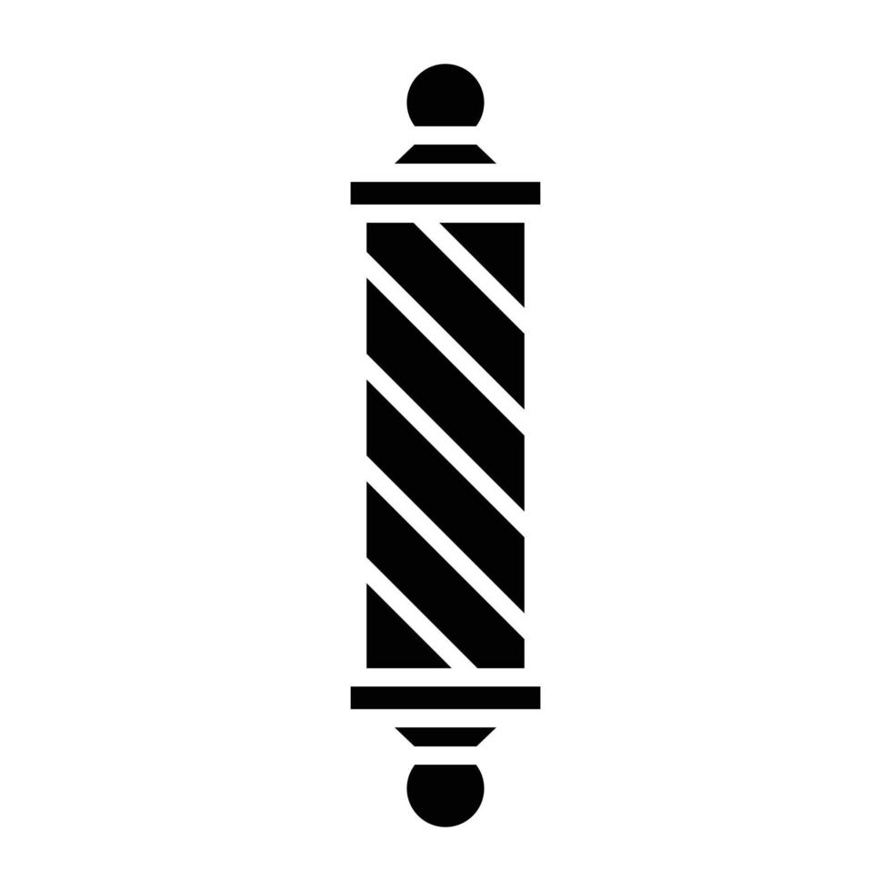 Barber Pole Icon Style vector