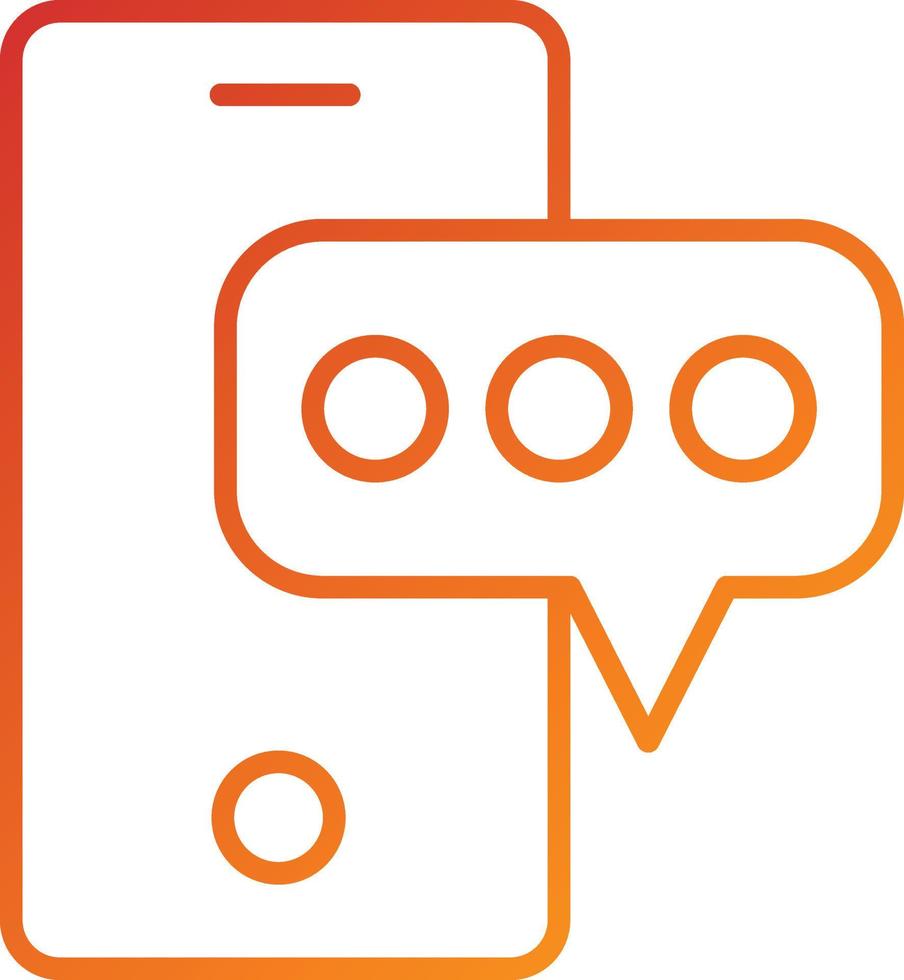 Sms Marketing Icon Style vector
