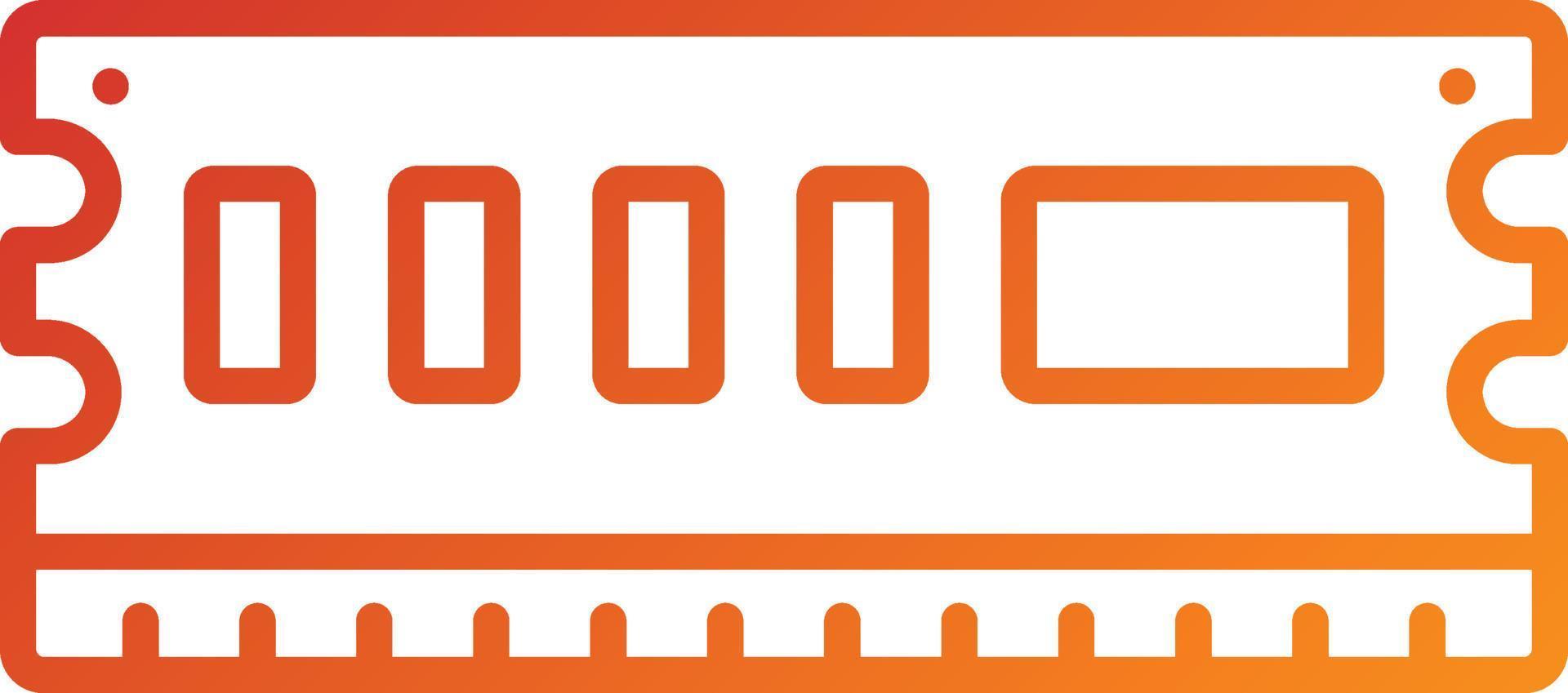 RAM Icon Style vector