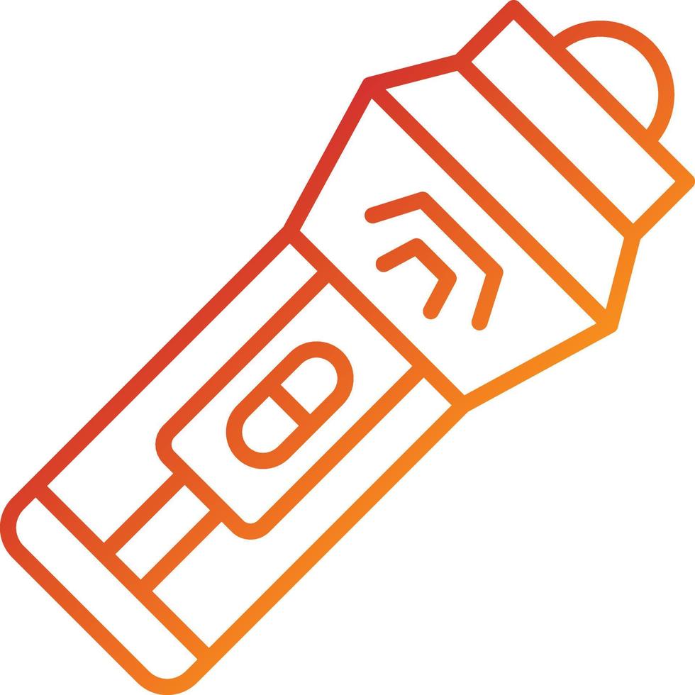 Flashlight Icon Style vector