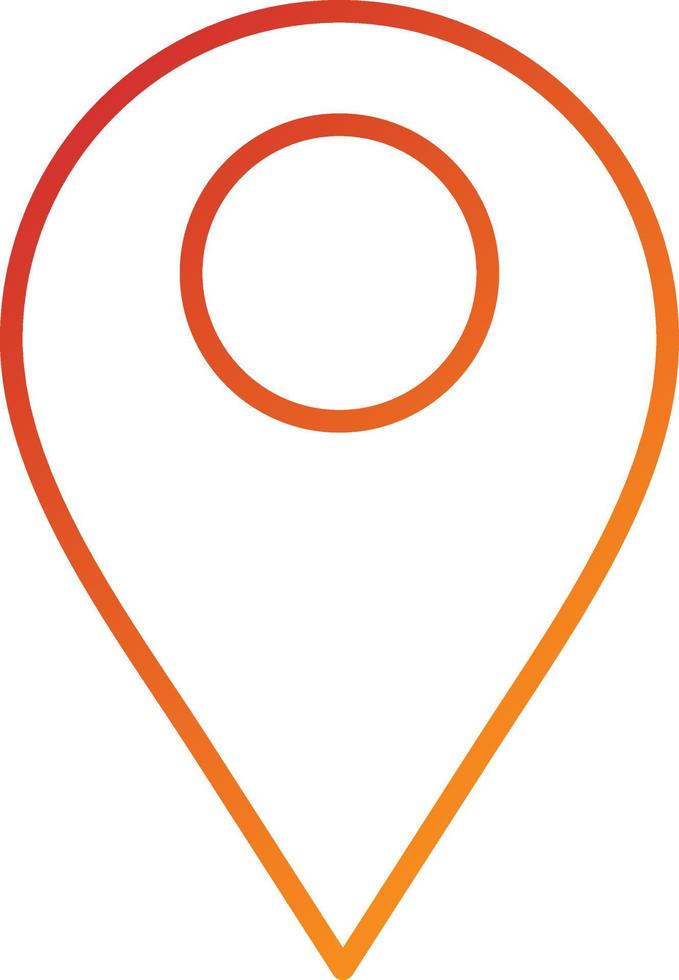 Location Icon Style vector