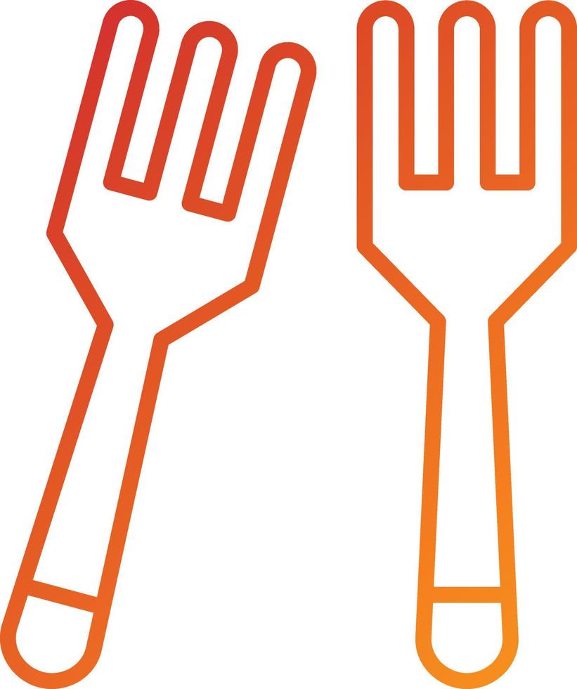Fork Icon Style vector