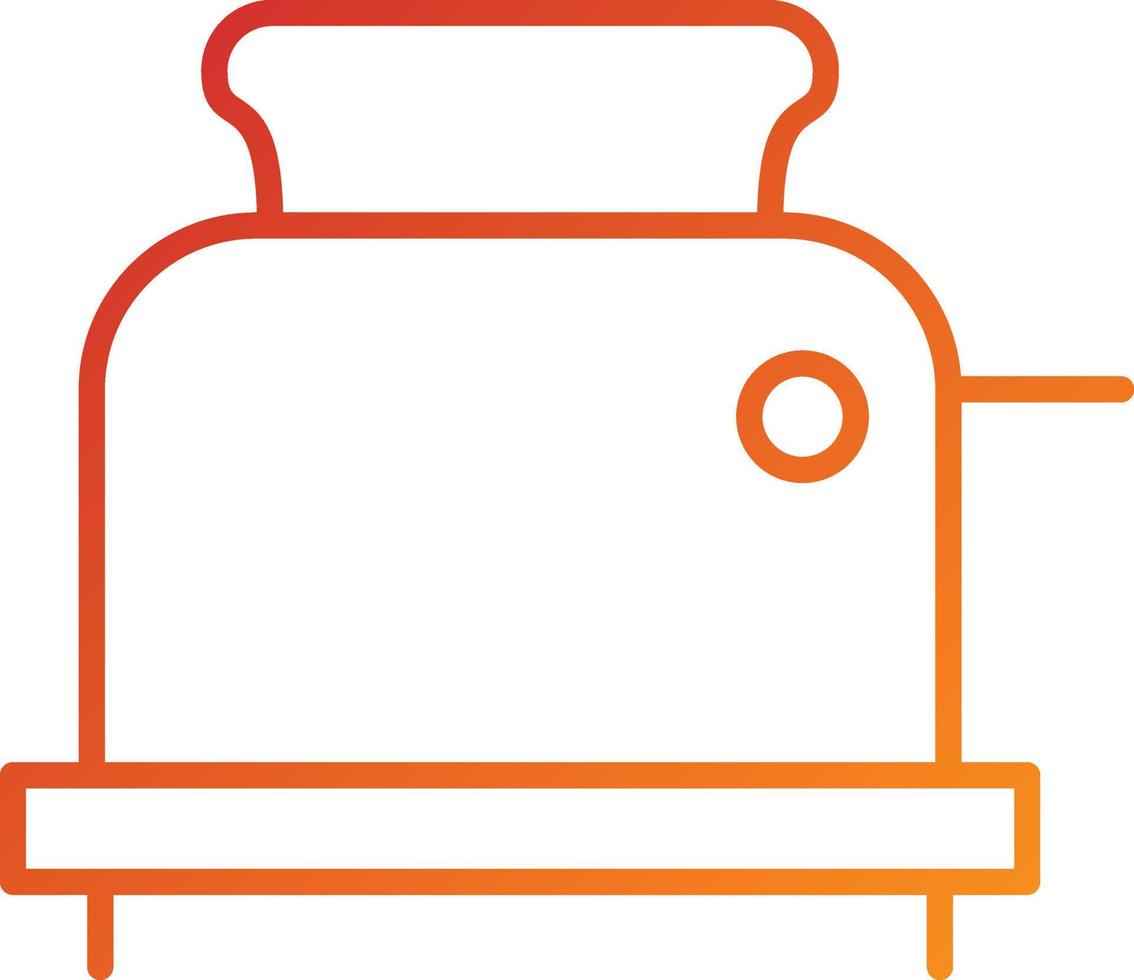 Toaster Icon Style vector