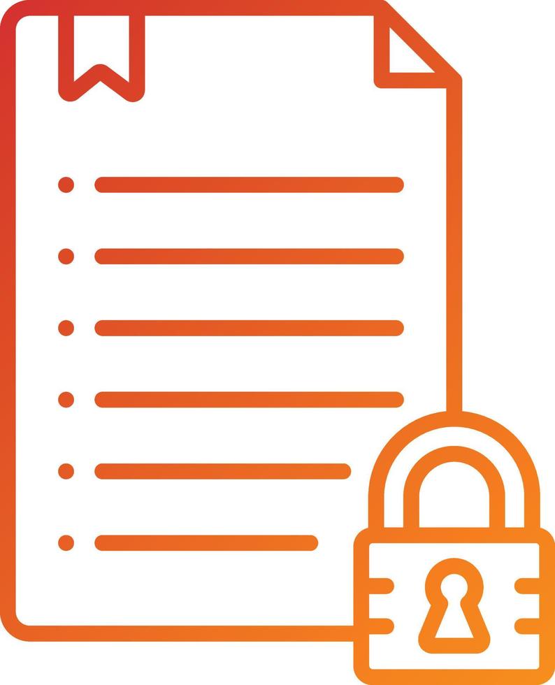 File Encryption Icon Style vector