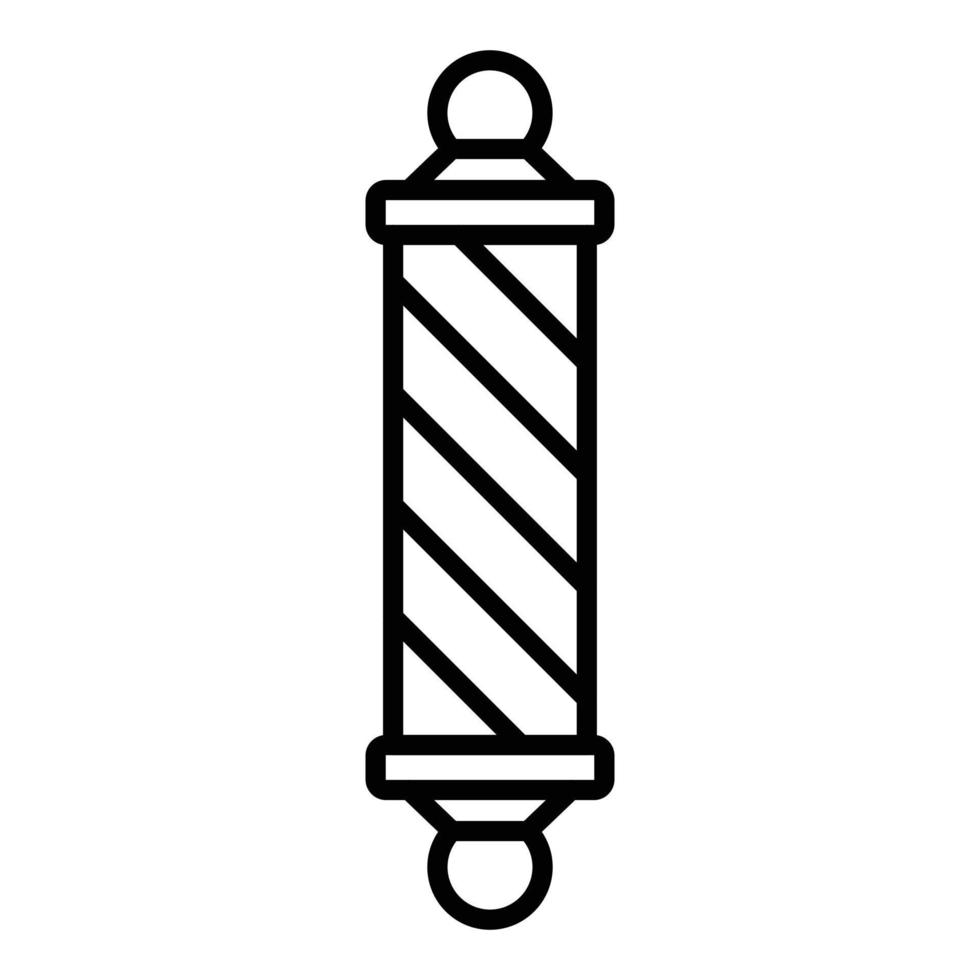 Barber Pole Icon Style vector