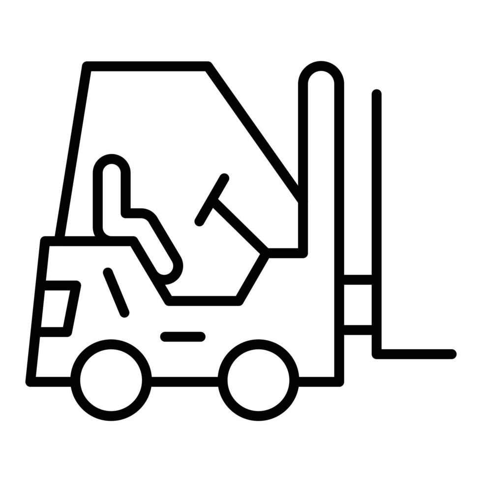 Forklift Icon Style vector