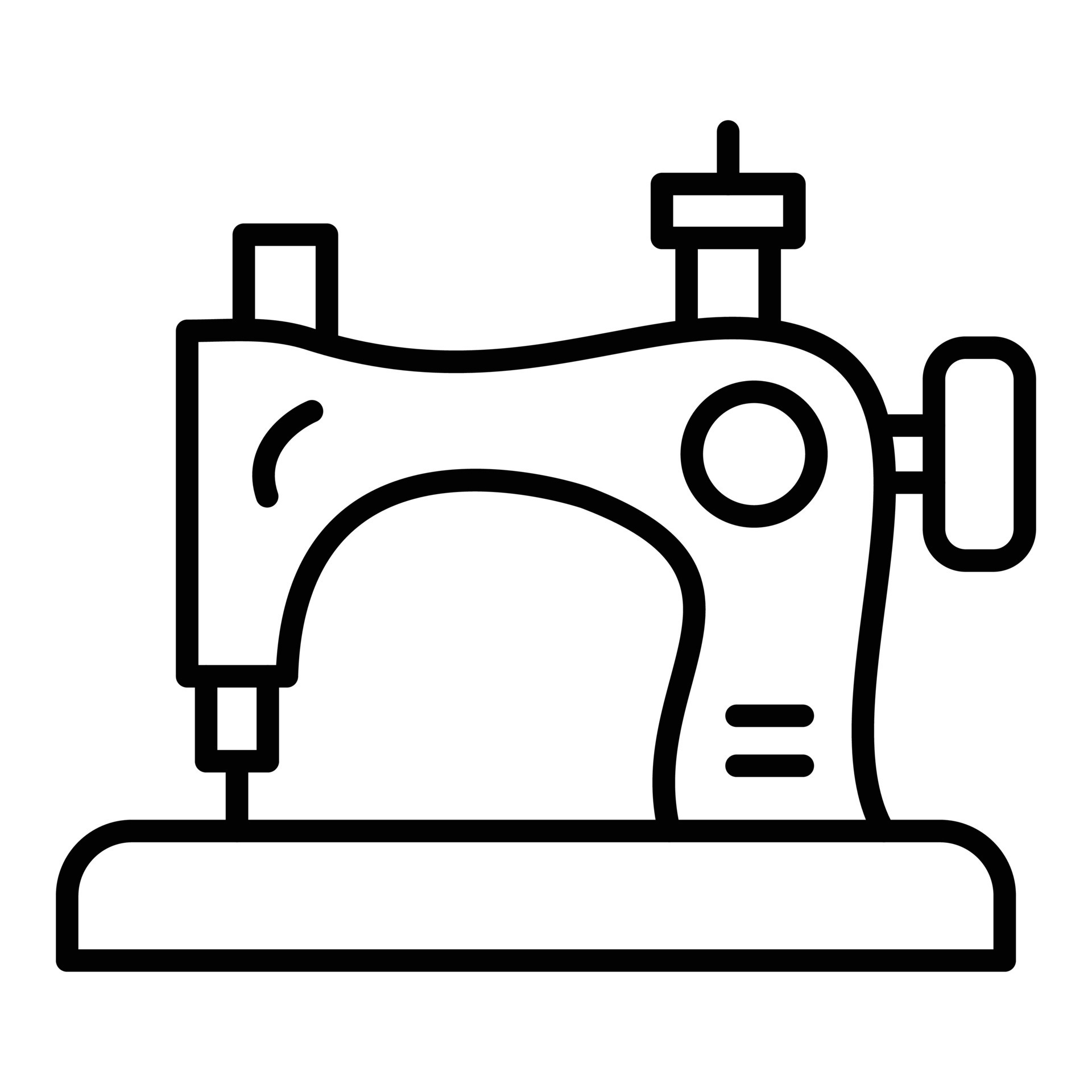 Sewing Machine Icon Style 8328747 Vector Art at Vecteezy