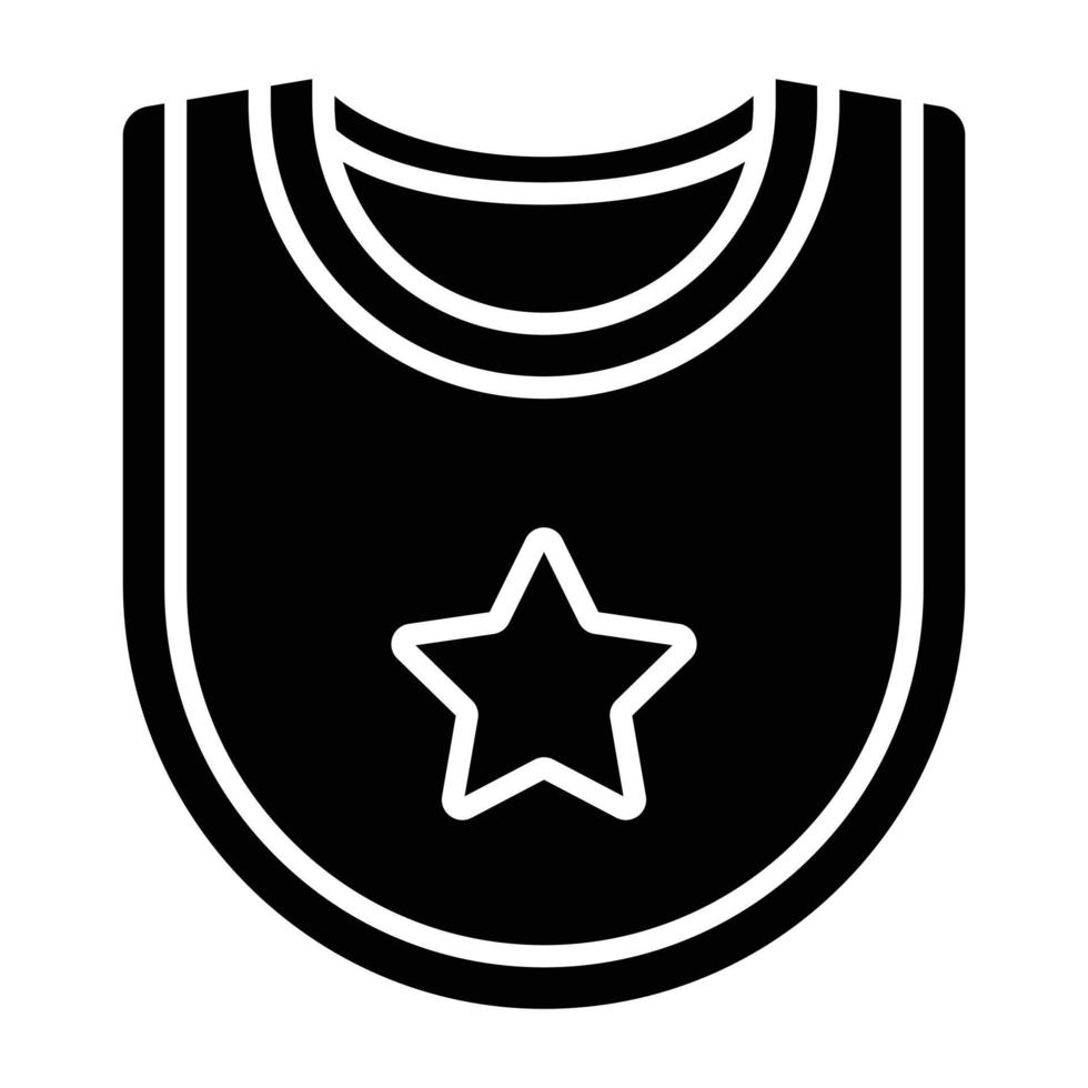 Bib Icon Style vector