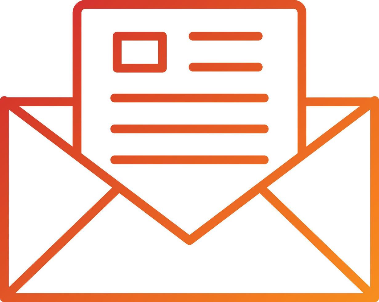 Newsletter Icon Style 287 Vector Art At Vecteezy