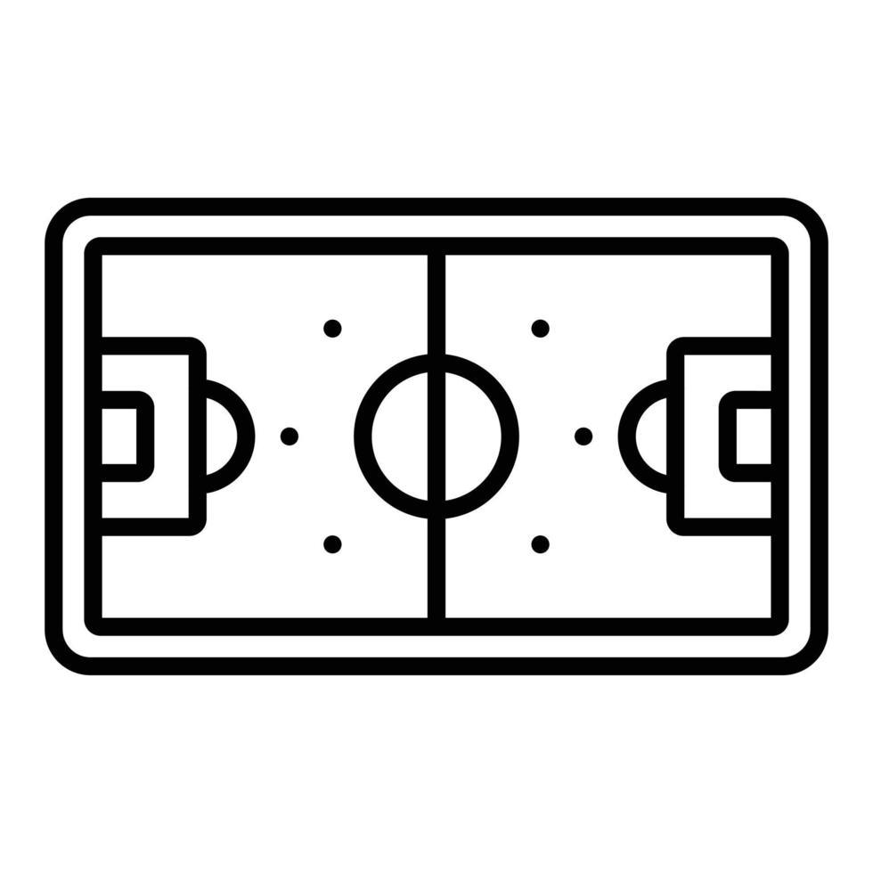 Football Field Icon Style vector