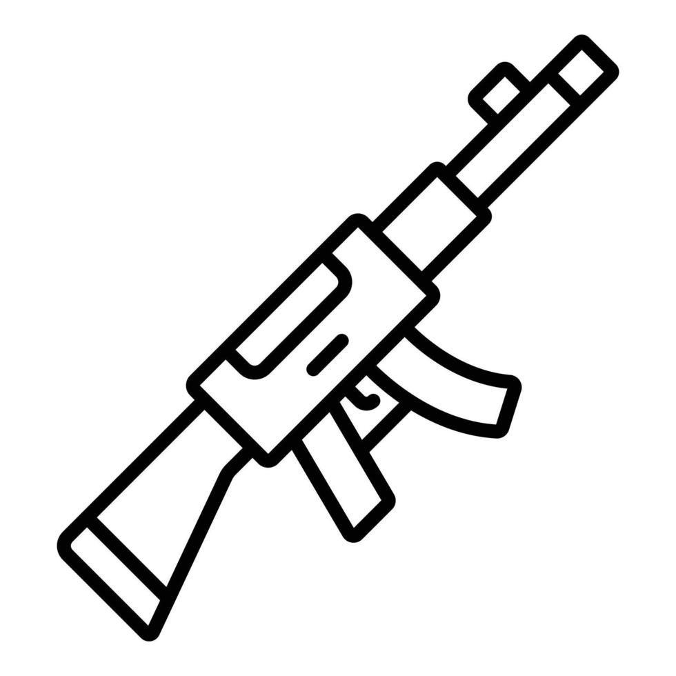 Machine Gun Icon Style vector