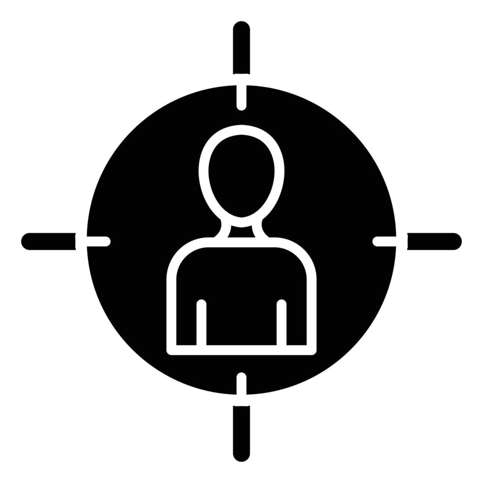 User Target Icon Style vector