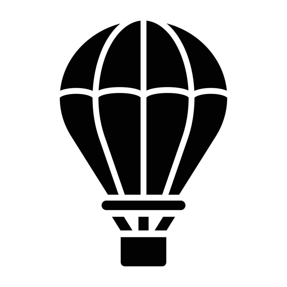 Army Parachute Icon Style vector
