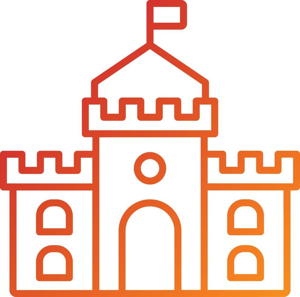 Castle Icon Style vector