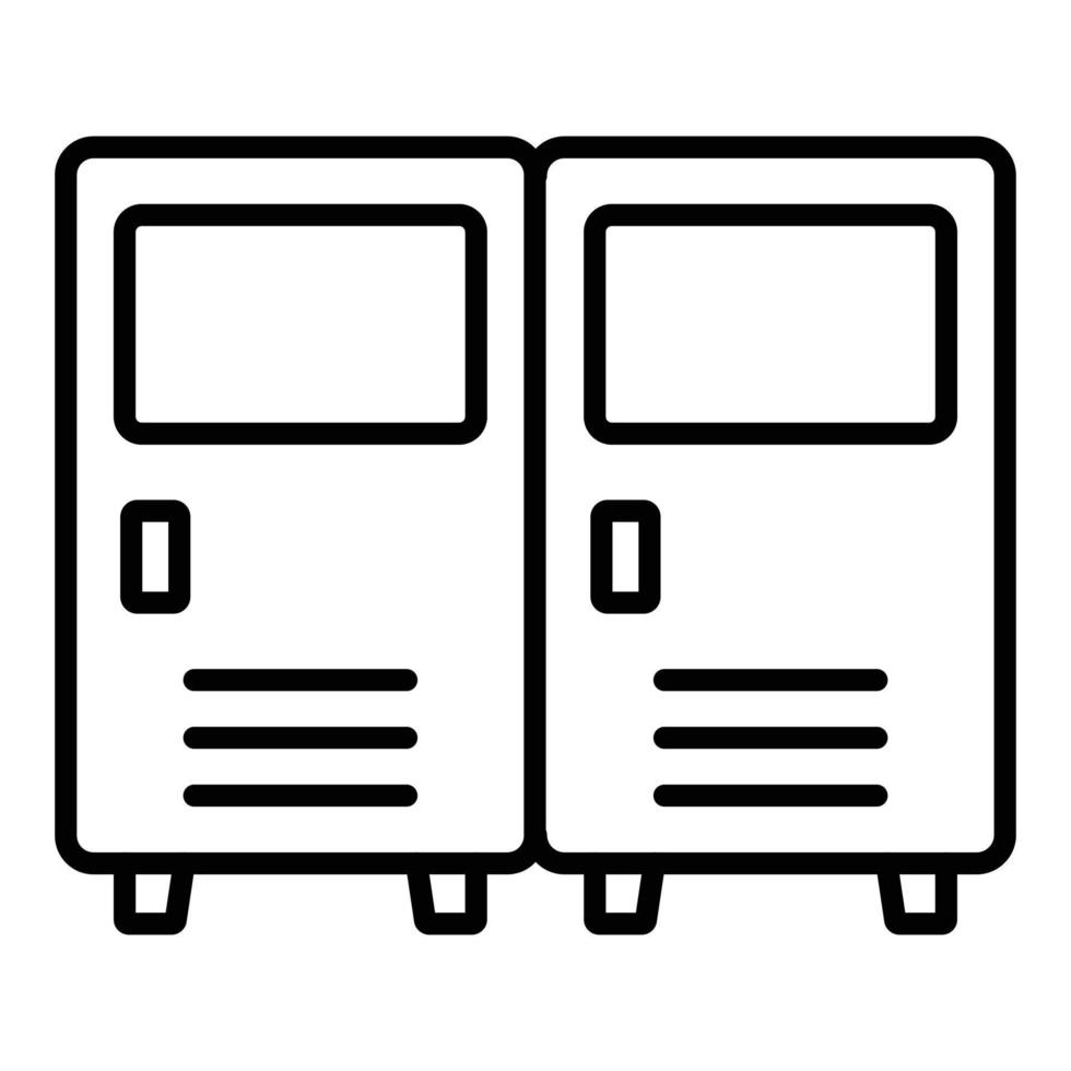 Locker Icon Style vector