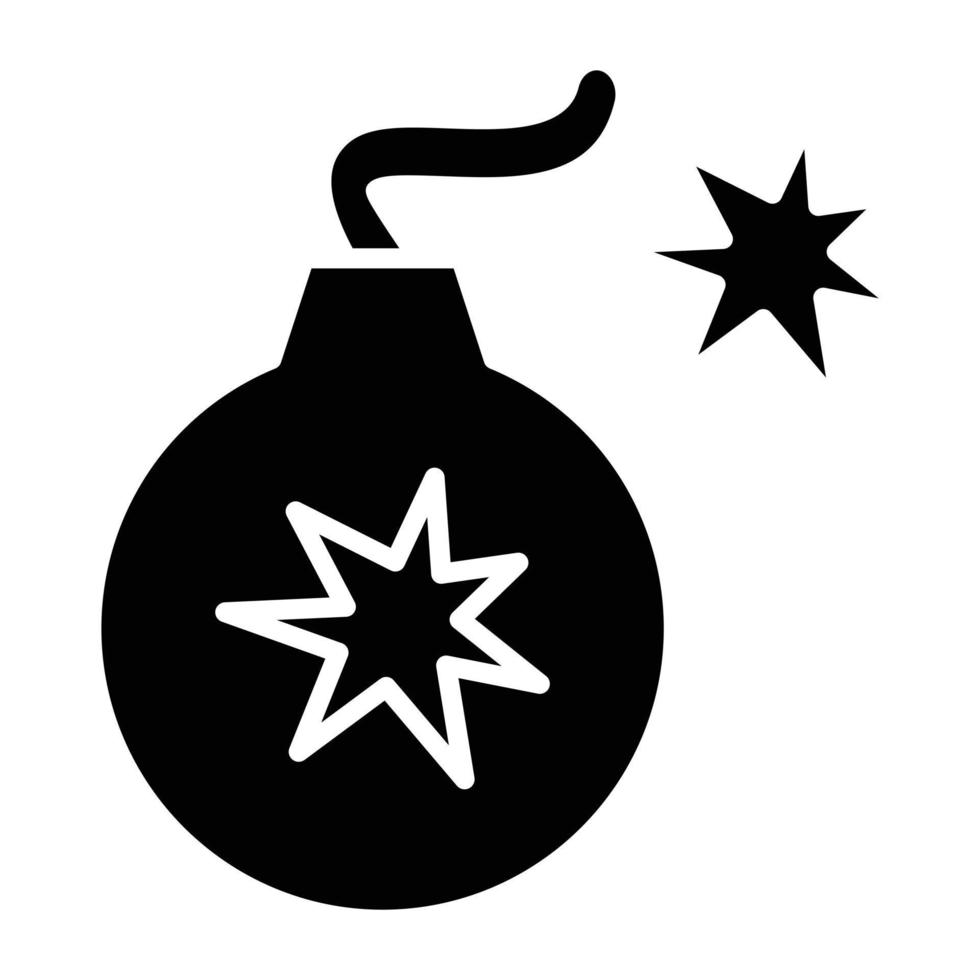 Bomb Icon Style vector