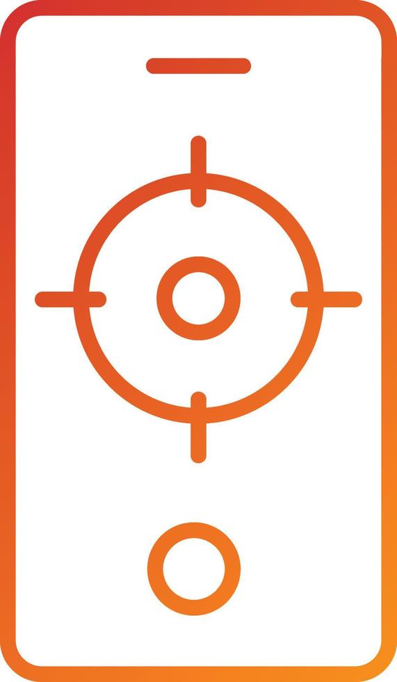 Marketing Goal Icon Style vector