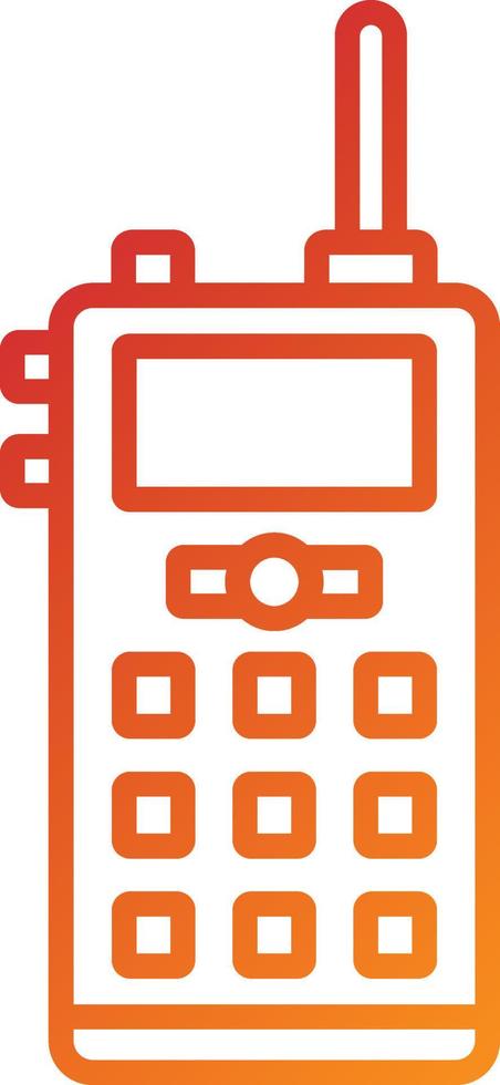 Walkie Talkie Icon Style vector