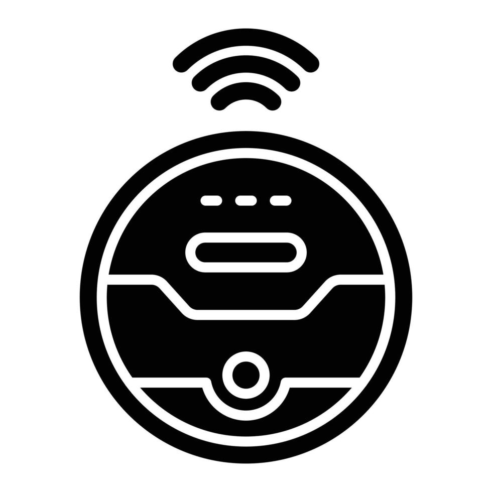 Robot Vaccum Icon Style vector