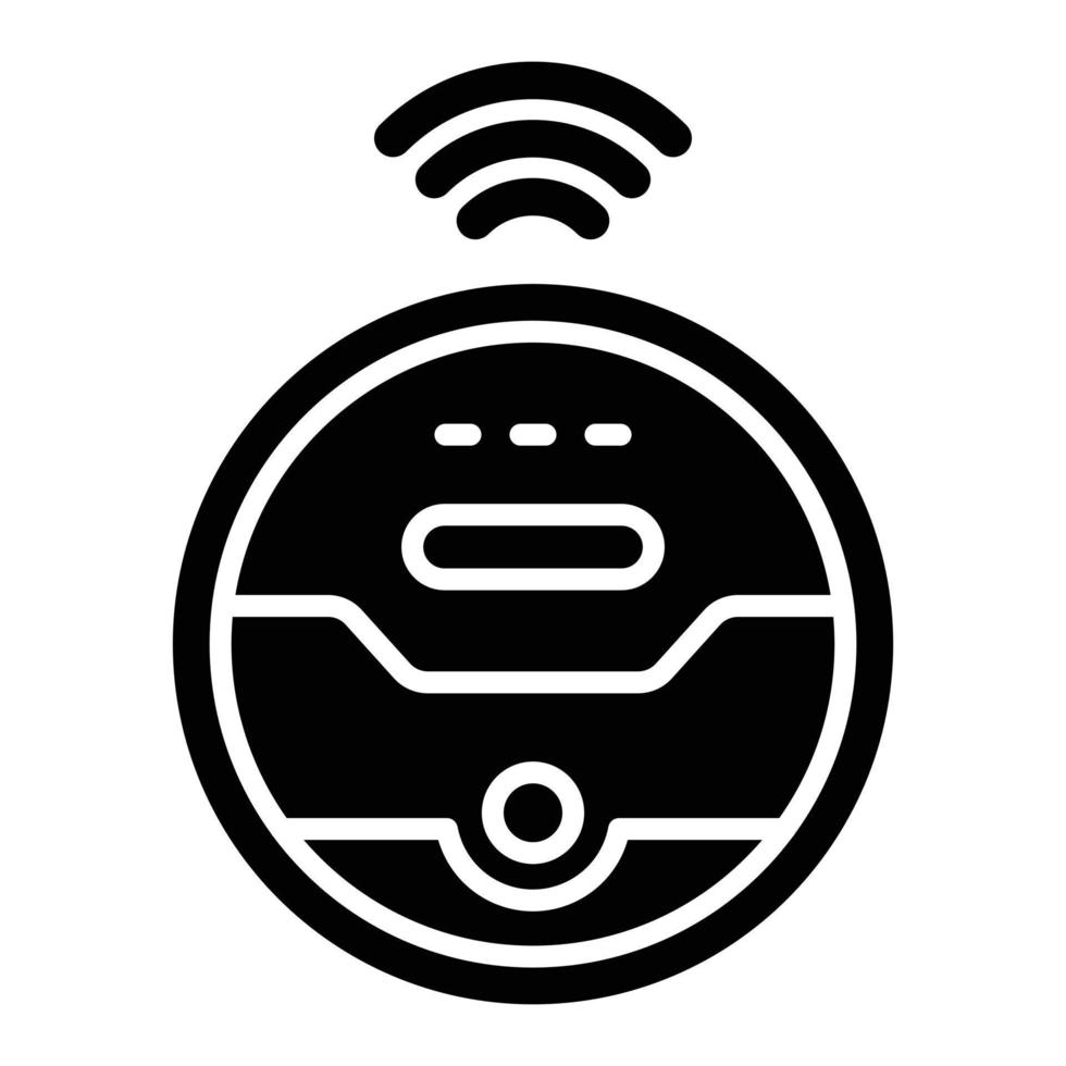 Robot Vaccum Icon Style vector