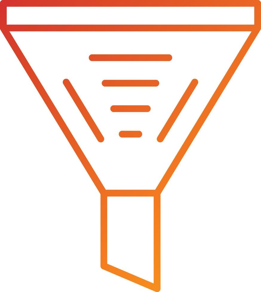 Funnel Icon Style vector