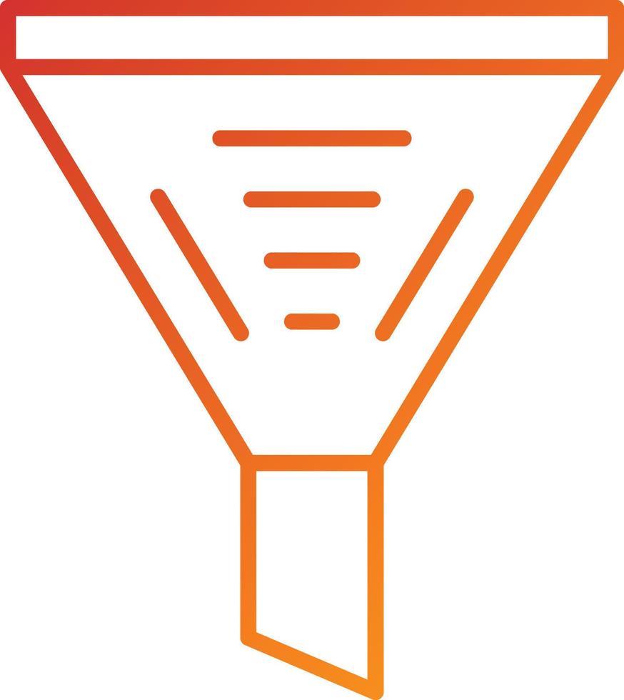 Funnel Icon Style vector