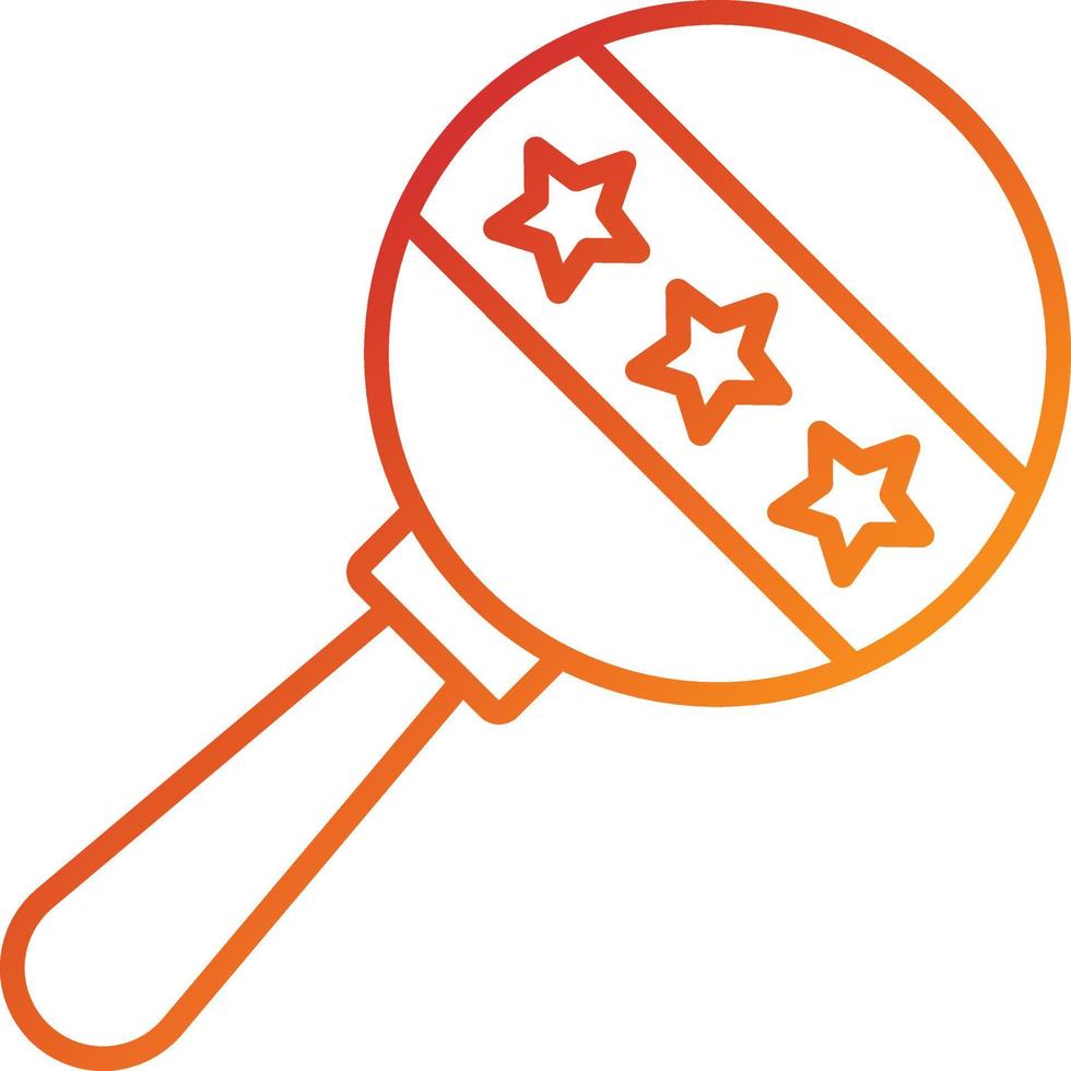 Rattle Icon Style vector