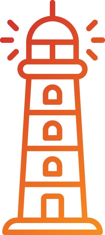 Lighthouse Icon Style vector